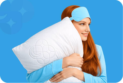 Patient resting with SleepScriptMD pillow